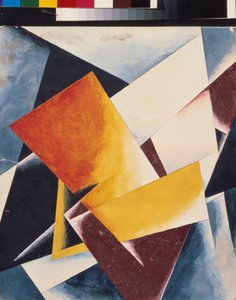 建築画。 Lyubov (Lioubov) Sergeyevna Popova (1889-1924) による絵画、キャンバスに油彩