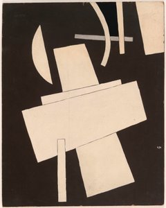 Sans titre - Popova, Lyubov Sergeyevna (1889-1924) Untitled Gouache on cardboard ca 1916-1918 - 49,5x39,5 - New York City.ニューヨーク近代美術館(MOMA) 作： Lyubov Sergeevna Popova