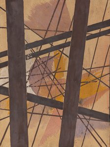 スペース フォース コンストラクション、1921～1922年頃。 作： Lyubov Sergeyevna Popova