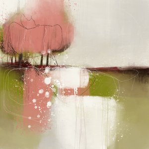 穏やかな抽象風景 作： 