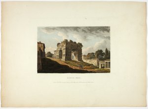 ヤヌスのアーチ、ローマ遺跡より20枚目 作： M. Dubourg