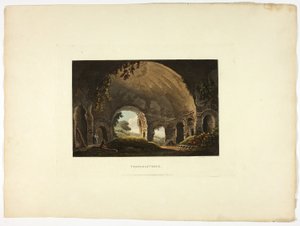 ヴィーナス神殿、ローマ遺跡より、プレート38 作： M. Dubourg