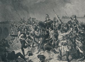 1896年1809年7月11日、ズナイムでの戦い。 作： M. Haider
