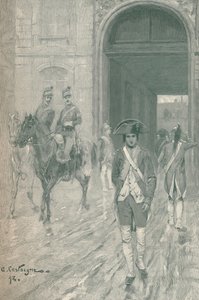 パリの軍事学校のボナパルト、1784年、1896年 作： M. Haider