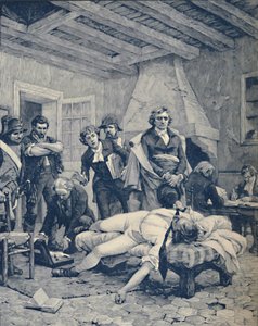 ピケグルの死、1804年、1896年 作： M. Haider