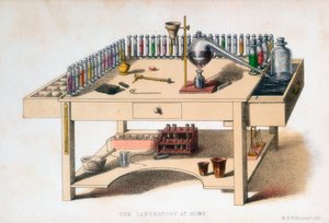 アマチュア化学者の実験台、1860 年 作： M and N Hanhart