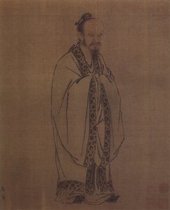 孔子、12世紀 作： Ma Yüan