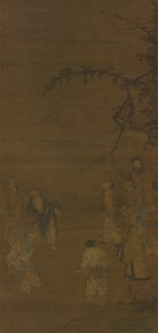 フットボール選手、c。 1100年代後半〜1四半期1200年代 作： Ma Yüan