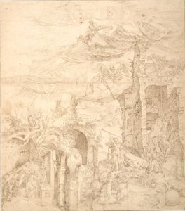 信仰の力に関する寓話 作： Maarten van Heemskerck