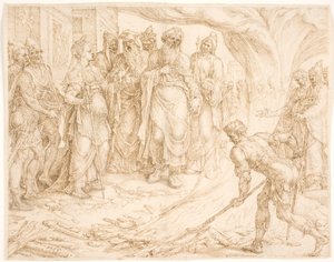 タマルが自分自身を明らかにする 作： Maarten van Heemskerck