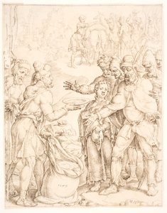ベンジャミンの袋から発見されたファラオの杯 作： Maarten van Heemskerck