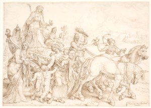 凱旋戦車 謙虚 作： Maarten van Heemskerck