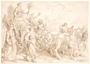 凱旋戦車。 パックス（平和） 作： Maarten van Heemskerck