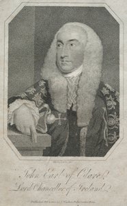 ジョンフィッツギボン、クレア伯爵1749-1802、1801年。 作： Mackenzie