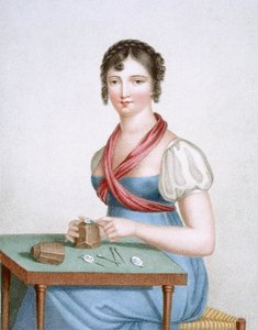 1816年頃にオーグランが刻印した版画家 作： Madame G. Busset Dubruste