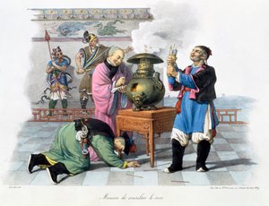 未来を占う方法」、中国、1824年～1827年 作： Mademoiselle Formentin
