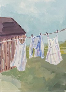 夏の洗濯の日 作： 