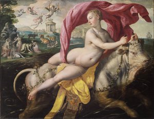 エウロパのレイプ、1590年頃 作： Maerten Vos de