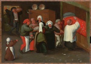 結婚の祝福 作： Maerten van Cleve