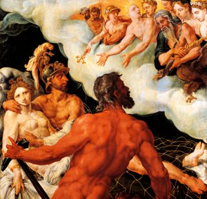 バルカンの網にかかった火星と金星 作： Maerten van Heemskerck