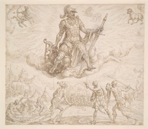 火星、コレリック気質 作： Maerten van Heemskerck