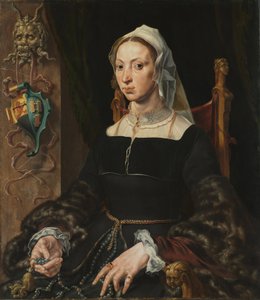 マッハテル・スイスの肖像 1540-45年頃 油彩・木 作： Maerten van Heemskerck