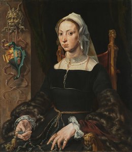 Machtelt Suijsの肖像、c。 1540-1545。 作： Maerten van Heemskerck