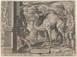 金持ちと貧しいラザロ。 1563 作： Maerten van Heemskerck