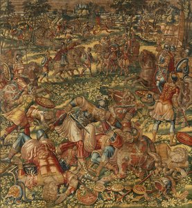 História de Gideão, final do século XVI (seda e lã)