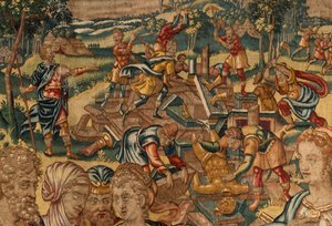 Tarina Gideonista, 1500-luvun loppu (silkki ja villa) 作： Maerten van Heemskerck