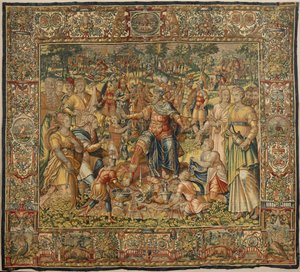ギデオンの物語、16世紀後半（シルクとウール） 作： Maerten van Heemskerck