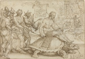 ヨブの勝利 作： Maerten van Heemskerck