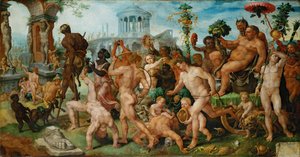 バッカスの勝利、1536-7 作： Maerten van Heemskerck