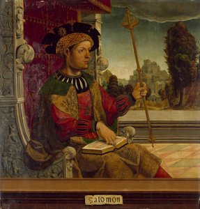 ソロモン王、c。 1525 作： Maestro de Becerril