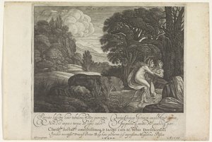 Salmacis en Hermaphroditus Metamorfosen van Ovidius (シリーズタイトル) 作： Magdalena van de Passe