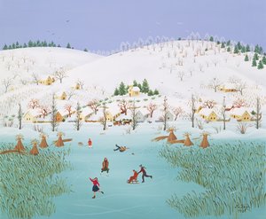 凍った湖で、1987