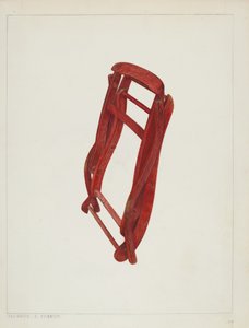 子供用折りたたみ椅子、1938年頃。