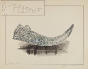 ガラス製フラワーホルダー、1936年頃 作： Magnus S. Fossum