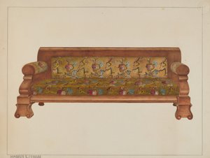 ハイバックラウンジ、1938年頃