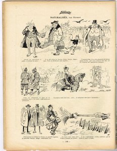 La Baionnette, Satirical in Colours 作： Henri Maigrot