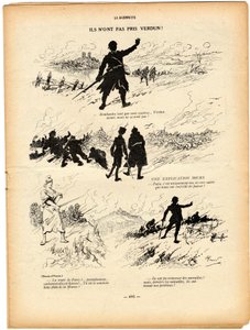La Baionnette, B&Wでの風刺 作： Henri Maigrot
