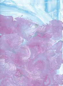 夢のようなパステル調の抽象画 作： Maira Ribena