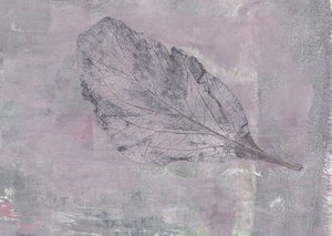 淡いラベンダー色の葉 作： 