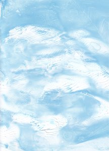 柔らかな青の抽象的な流れ