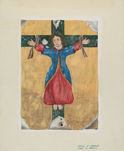 聖リベラータの絵、c。 1939年。 作： Majel G. Claflin