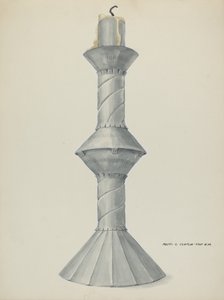 ペニテンテの祭壇キャンドルスティック、c。 1937年。 作： Majel G. Claflin
