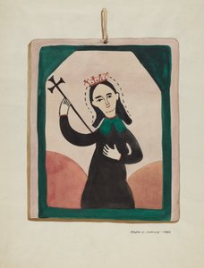 処女の祭壇画、c。 1937年。 作： Majel G. Claflin