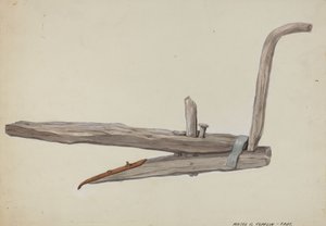木製プラウ、1937年頃