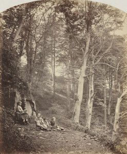 森を通る道、c。 1860年。 作： Major Francis Gresley