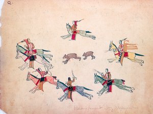 ベアハント、1875 作： Making Medicine